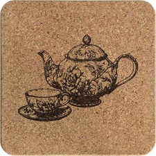 'Vintage Teapot and Cup'