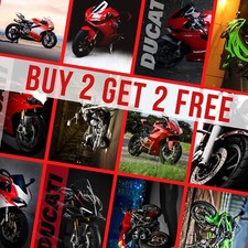 Fast Motorbike Posters