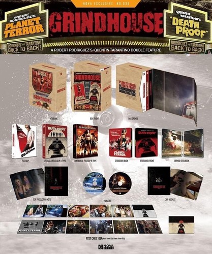 Grind house blu ray steelbook - grind,