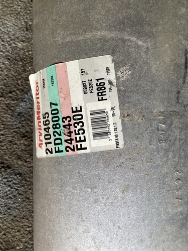 Fiesta exhaust back - mk, 3