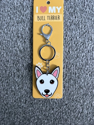 English bull terrier - bull, keyring