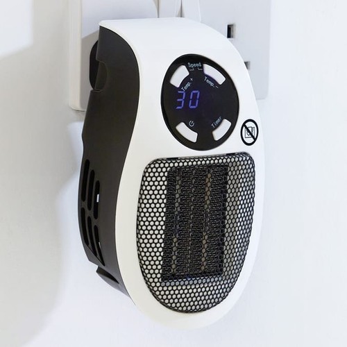 500w plug mini ceramic fan - 500w,