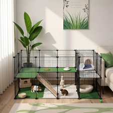 2-Level Pet Enclosure Habitat