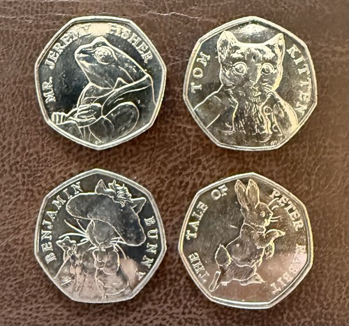 2017 beatrix potter 50p - beatrix,