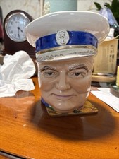 Old Winston Churchill Admiralty Toby Jug Wilton Pottery Limited Edition