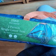 Tesco 2 Person Double Layer