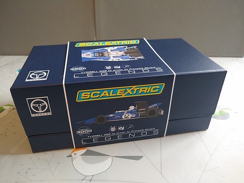 Scalextric tyrrell 002 blue - scalextric,