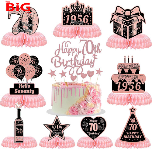 70th birthday table - 70th,