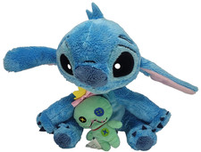 Disney Stitch Holding Scrump Lilo & Stitch Cuddly 9" Plush Soft Toy Teddy