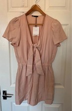 Zara peach pink playsuit
