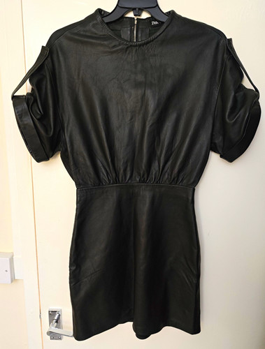 Stylish leather dress zara - stylish,