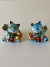 2 Maneki Neko Japanese Lucky