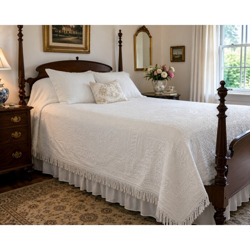 Vintage white candlewick - vintage,