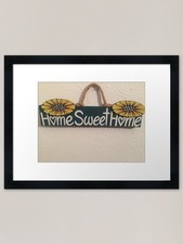 Home Sweet Home Sign Framed