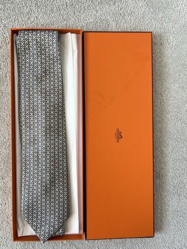 Hermès men grey geometric - men's,