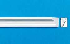 Dolls House Cornice 6pc White Painted Building Miniature 1:12th Scale JASPERS