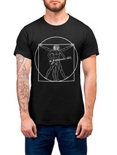 Mens Quality T-Shirt Davinci BASSIST Funny Bass Player Music GUITAR Clothing Eco