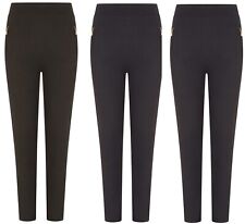 Ladies Women's THERMAL LINED Thick Trousers Pants Multi Pocket Warm Leggings