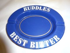 RUDDLES BLUE CERAMIC PUB ASH