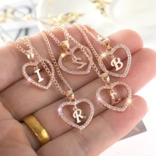 Girls Women's Rose Gold Heart