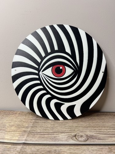 Hypnotic eye metal wall plaque - eye,