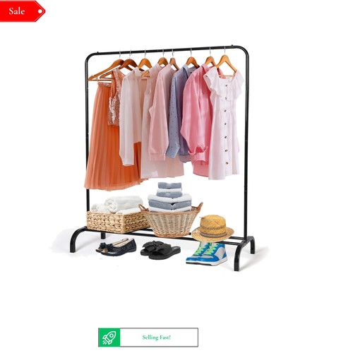 Heavy duty metal clothes rack - duty,
