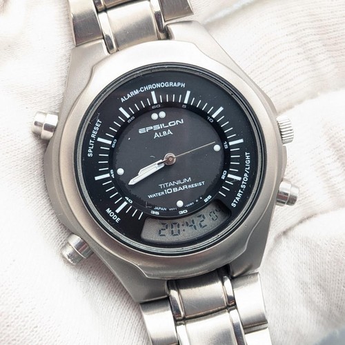 Seiko alba epsilon titanium - seiko,