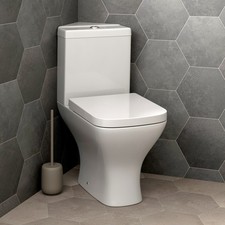 Bathroom Corner Toilet Close