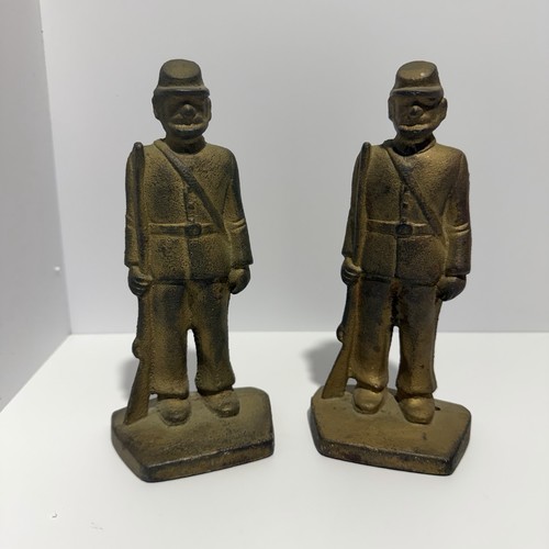 Vintage cast iron - iron, soldier