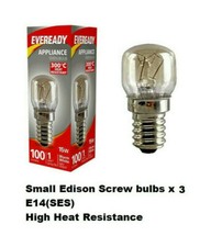 3X OVEN BULB COOKER APPLIANCE 300°C LIGHT BULB | LIGHT 15W 240V E14 SES EVEREADY