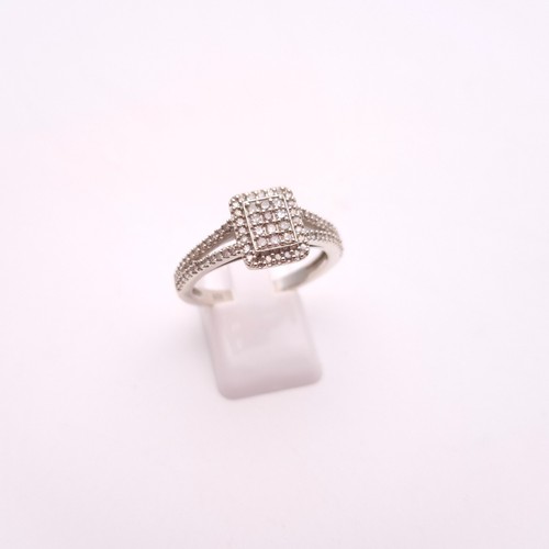 Sterling silver multistone - silver,