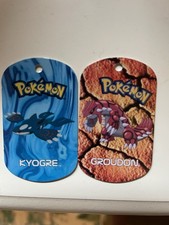 Pokémon Metal Tags 2006 Groudon & Kyogre