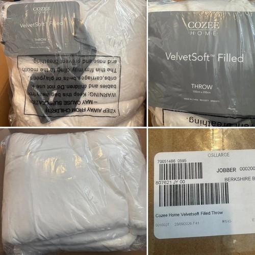 Rrp cozee home velvetsoft - rrp, £48