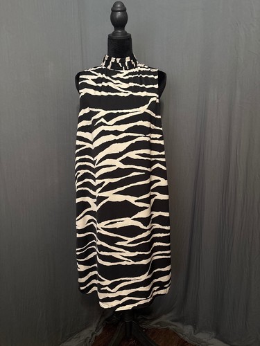 Zebra shift dress size - h&m,
