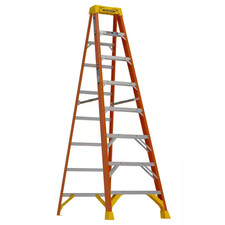 Fiberglass step ladder - fiberglass,