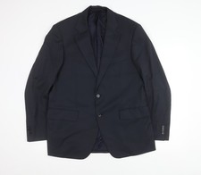 John Bray Men's Blue Wool Suit