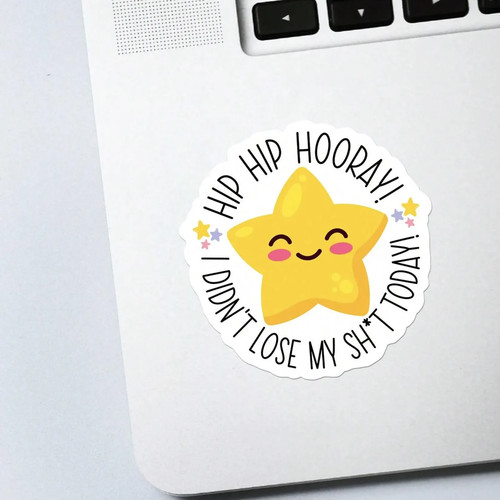 Hip hooray motivational vinyl - hip,