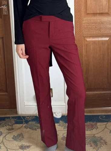 Zara women burgundy slightly - burgundy,
