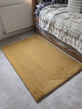 Soft Ochre Orange Area Rug (100cm X 150cm) Pick Up From Rugby cV22