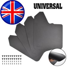4x Wide Body Car Van Mud Flaps Mudflaps Guard Fender Kit Universal W/Clips Rally