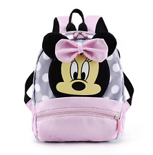 Disney Minnie Mouse Backpack Children School Bag Cute Pink 28cm Travel Gift