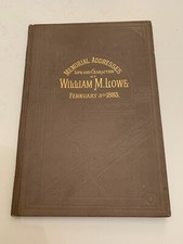 1883 Memorial Addresses Of The