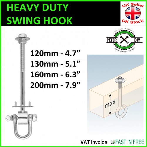 Heavy duty swing hook - heavy,