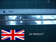 Stainless Steel Piano Hinge 50mm / 2" Open Width Undrilled UK Product 1.2mm g