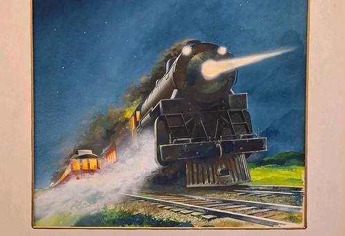 Original watercolour steam - original,
