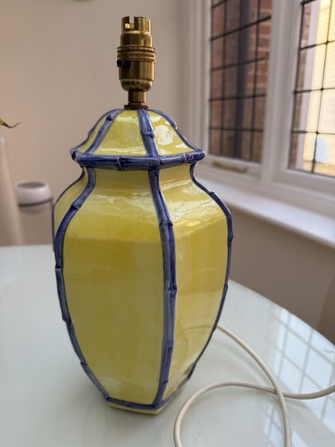 Italian yellow table lamp - italian,