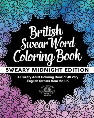 British swear word coloring - british,