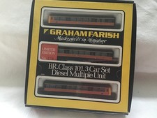 FARISH LE814A N GAUGE CLASS 101  - 3 CAR DMU STRATHCLYDE LIVERY  - BOXED