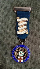 1913 RAOB Silver & Enamel Jewel Medal – West Yorkshire Lodge – Masonic Buffaloes