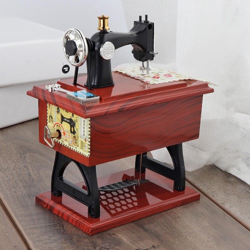 Vintage sewing music box - sewing,